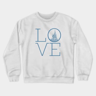 Love Magic Castle Blue Crewneck Sweatshirt